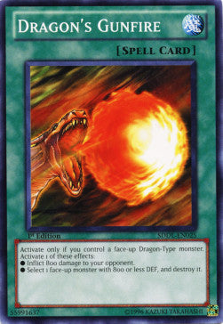 Dragon's Gunfire⁣ - Structure Deck: Dragunity Legion⁣ (Common)⁣ [025]