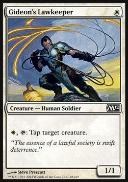 Gideon's Lawkeeper⁣ - Magic 2012⁣ (Common)⁣ [18]