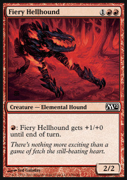 Fiery Hellhound⁣ - Magic 2012⁣ (Common)⁣ [130]