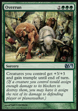 Overrun⁣ - Magic 2012⁣ (Uncommon)⁣ [186]