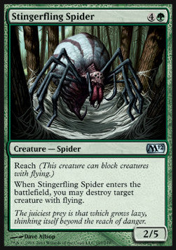 Stingerfling Spider⁣ - Magic 2012⁣ (Uncommon)⁣ [197]