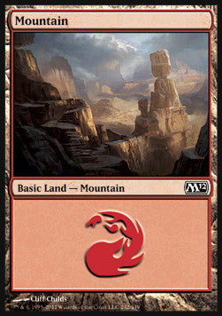 Mountain (V.1)⁣ - Magic 2012⁣ (Land)⁣ [242]