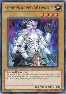 Gene-Warped Warwolf⁣ - Starter Deck: Dawn of the Xyz⁣ (Common)⁣ [004]