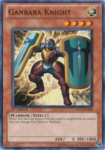Ganbara Knight - Starter Deck: Dawn of the Xyz (Common) [YS11-006]