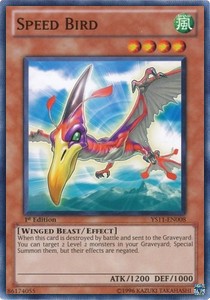 Speed Bird⁣ - Starter Deck: Dawn of the Xyz⁣ (Common)⁣ [008]