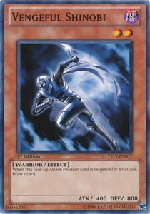 Vengeful Shinobi - Starter Deck: Dawn of the Xyz (Common) [YS11-017]
