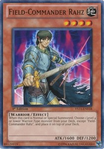 Field-Commander Rahz⁣ - Starter Deck: Dawn of the Xyz⁣ (Common)⁣ [018]