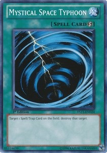 Mystical Space Typhoon⁣ - Starter Deck: Dawn of the Xyz⁣ (Common)⁣ [024]