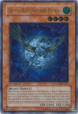 Crystal Beast Sapphire Pegasus (V.2 - Ultimate Rare)⁣ - Force of the Breaker⁣ (Ultimate Rare)⁣ [007]