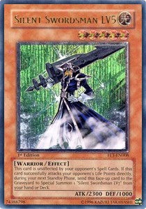 Silent Swordsman LV5 (V.2 - Ultimate Rare) - Flaming Eternity (Ultimate Rare) [FET-008]