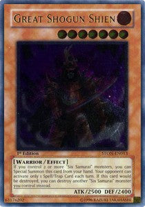 Great Shogun Shien (V.2 - Ultimate Rare) - Strike of Neos (Ultimate Rare) [STON-013]
