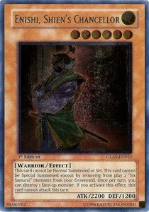 Enishi, Shien's Chancellor (V.2 - Ultimate Rare) - Gladiator's Assault (Ultimate Rare) [GLAS-032]