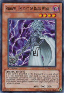 Snoww, Unlight of Dark World⁣ - Structure Deck: Gates of the Underworld⁣ (Super Rare)⁣ [002]