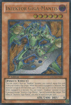 Inzektor Giga-Mantis (V.2 - Ultimate Rare)⁣ - Order of Chaos⁣ (Ultimate Rare)⁣ [021]