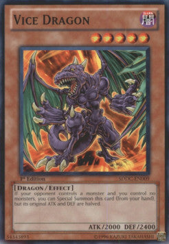 Vice Dragon - Structure Deck: Dragons Collide (Common) [SDDC-009]