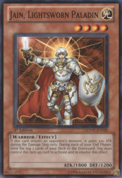 Jain, Lightsworn Paladin - Structure Deck: Dragons Collide (Common) [SDDC-020]