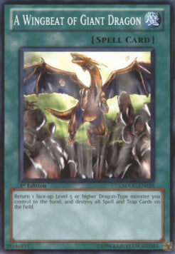 A Wingbeat of Giant Dragon⁣ - Structure Deck: Dragons Collide⁣ (Common)⁣ [028]