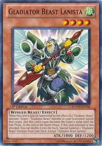 Gladiator Beast Lanista - Ra Yellow Mega Pack (Common) [RYMP-106]