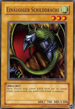 One-Eyed Shield Dragon (V.1 - Common) - Spell Ruler (Common) [SRL-127]