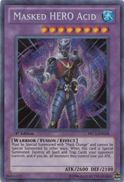 Masked HERO Acid - Premium Collection (Secret Rare) [PRC1-018]