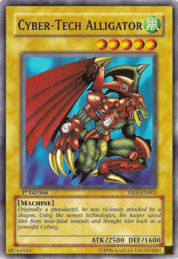Cyber-Tech Alligator⁣ - Starter Deck: Jaden Yuki⁣ (Common)⁣ [001]