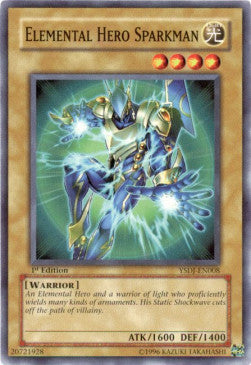 Elemental HERO Sparkman - Starter Deck: Jaden Yuki (Common) [YSDJ-008]