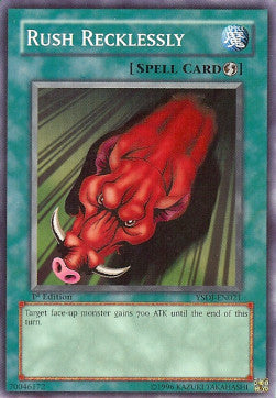 Rush Recklessly⁣ - Starter Deck: Jaden Yuki⁣ (Common)⁣ [021]