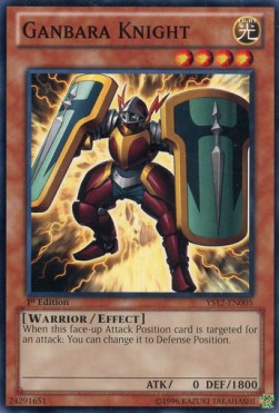Ganbara Knight⁣ - Starter Deck: Xyz Symphony⁣ (Common)⁣ [005]