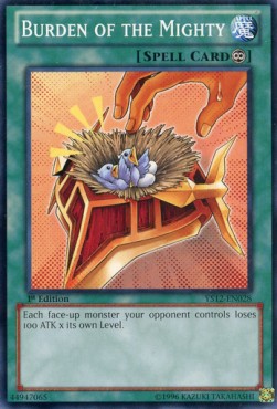 Burden of the Mighty⁣ - Starter Deck: Xyz Symphony⁣ (Common)⁣ [028]