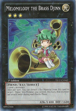 Melomelody the Brass Djinn⁣ - Starter Deck: Xyz Symphony⁣ (Super Rare)⁣ [042]
