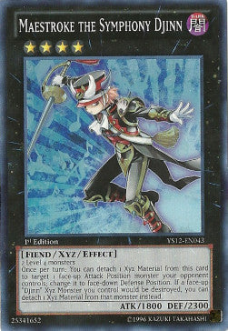 Maestroke the Symphony Djinn⁣ - Starter Deck: Xyz Symphony⁣ (Super Rare)⁣ [043]