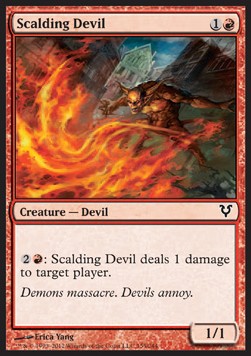 Scalding Devil⁣ - Avacyn Restored⁣ (Common)⁣ [156]