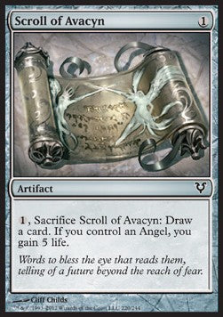 Scroll of Avacyn - Avacyn Restored (Common) [AVR-220]