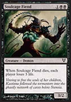 Soulcage Fiend⁣ - Avacyn Restored⁣ (Common)⁣ [120]