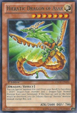 Hieratic Dragon of Asar⁣ - Galactic Overlord⁣ (Rare)⁣ [024]