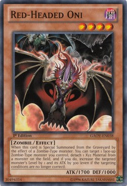Red-Headed Oni⁣ - Galactic Overlord⁣ (Common)⁣ [038]
