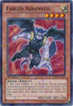 Fabled Ashenveil (V.2 - Starfoil Rare) - Battle Pack: Epic Dawn (Starfoil Rare) [BP01-158]