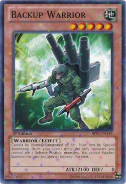 Backup Warrior (V.2 - Starfoil Rare) - Battle Pack: Epic Dawn (Starfoil Rare) [BP01-159]