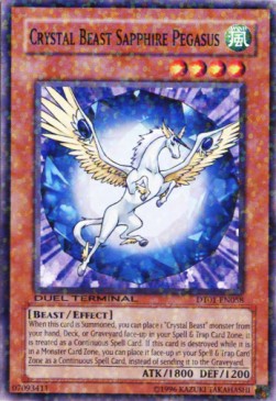 Crystal Beast Sapphire Pegasus⁣ - Duel Terminal 1⁣ (Common)⁣ [058]