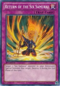 Return of the Six Samurai⁣ - Structure Deck: Samurai Warlords⁣ (Common)⁣ [034]