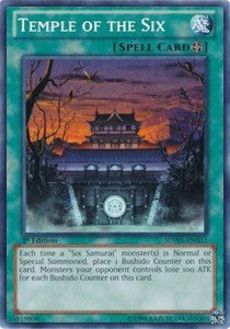 Temple of the Six⁣ - Structure Deck: Samurai Warlords⁣ (Common)⁣ [031]