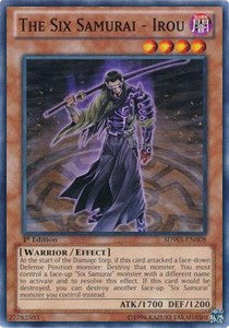 The Six Samurai - Irou - Structure Deck: Samurai Warlords (Common) [SDWA-008]