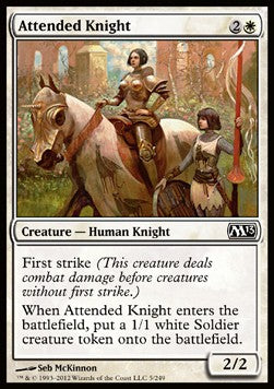 Attended Knight⁣ - Magic 2013⁣ (Common)⁣ [5]