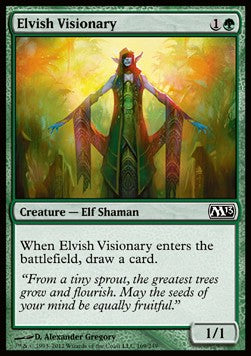 Elvish Visionary⁣ - Magic 2013⁣ (Common)⁣ [169]