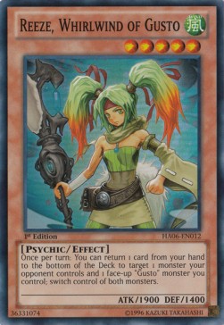 Reeze, Whirlwind of Gusto - Hidden Arsenal 6 (Super Rare) [HA06-012]