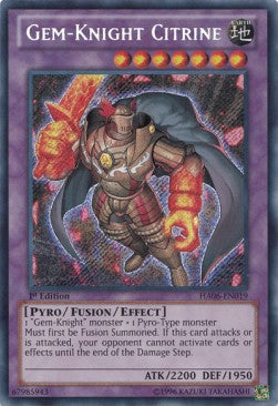 Gem-Knight Citrine⁣ - Hidden Arsenal 6⁣ (Secret Rare)⁣ [019]