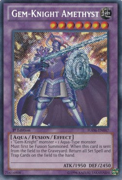 Gem-Knight Amethyst - Hidden Arsenal 6 (Secret Rare) [HA06-047]