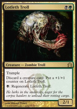 Lotleth Troll⁣ - Return to Ravnica⁣ (Rare)⁣ [177]
