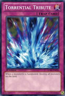Torrential Tribute⁣ - Structure Deck: Realm of the Sea Emperor⁣ (Common)⁣ [036]