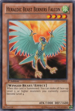 Heraldic Beast Berners Falcon⁣ - Abyss Rising⁣ (Common)⁣ [013]